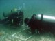 Taking seagrass samples - NSF Florida