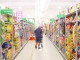 Shopping at supermarket - Public Domain Image