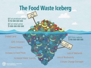 Gunung Es Limbah Makanan